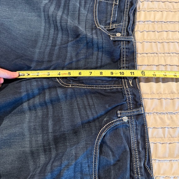 BKE Denim Men’s Tyler Relaxed Fit Bootcut Jeans 38L Long Buckle ABM4258 - Picture 7 of 8